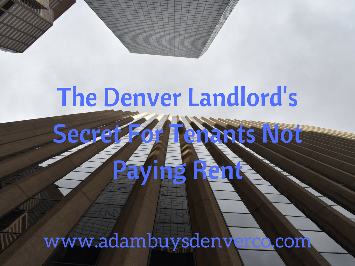 tenants not paying rent
